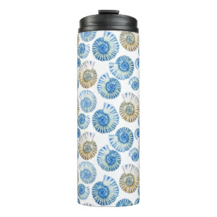 Bouteilles Isothermes Motif en pastel 2 de coquillage