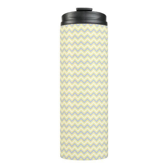 Bouteilles Isothermes Motif en pastel de Chevron (Devant)