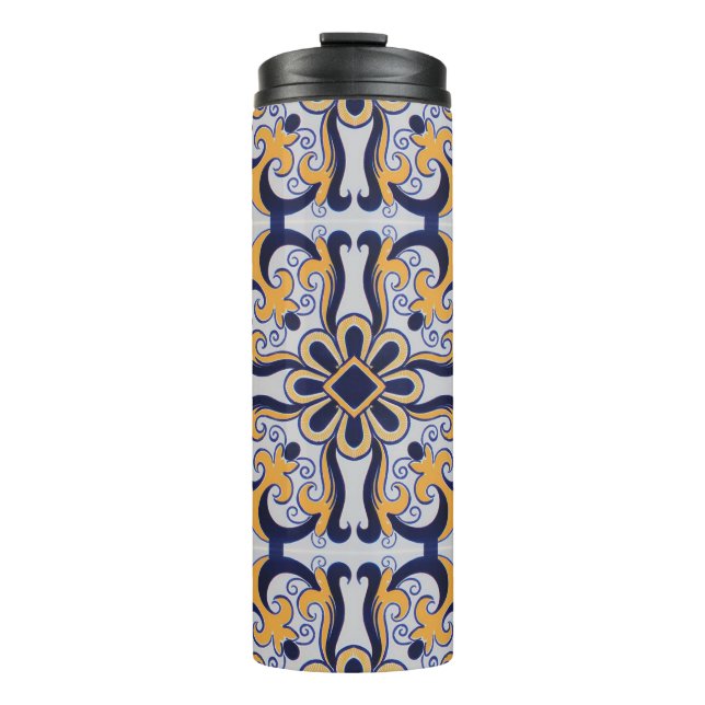 Bouteilles Isothermes Motif en tuiles portugaises (Devant)