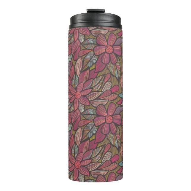 Bouteilles Isothermes Motif floral 4 2 (Devant)