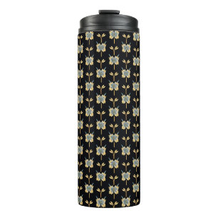 Bouteilles Isothermes Motif floral avec fleurs jaunes
