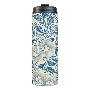 Bouteilles Isothermes Motif Floral bleu Antique Design asiatique