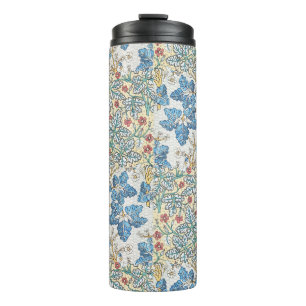 Bouteilles Isothermes Motif floral de géranium sauvage Art nouveau vinta