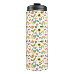 Bouteilles Isothermes Motif floral de l'aquarelle de printemps