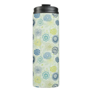 Bouteilles Isothermes Motif floral élégant avec les fleurs mignonnes