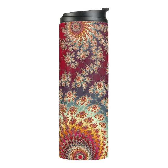 Bouteilles Isothermes Motif floral en spirale (Tourné sur la gauche)