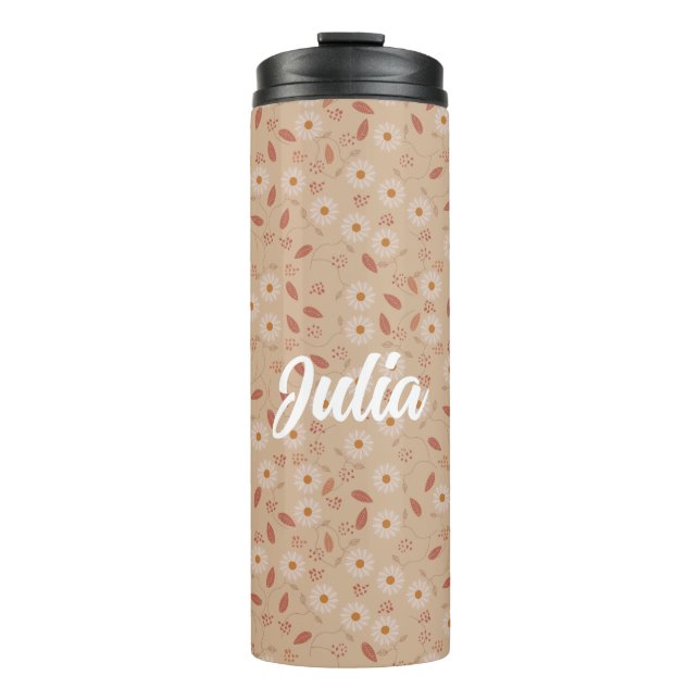 Bouteilles Isothermes Motif Floral moderne, Motif Floral Boho (Devant)