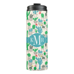Bouteilles Isothermes Motif floral naturel mignon de cactus