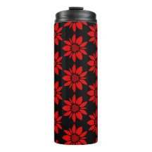 motif floral transparent
