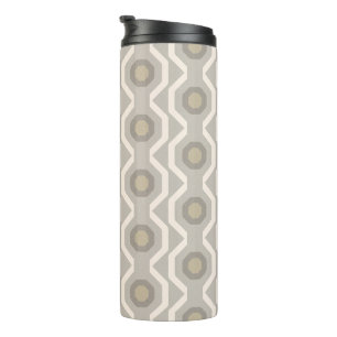 Bouteilles Isothermes Motif géométrique gris