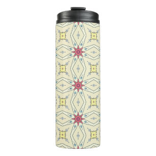 Bouteilles Isothermes Motif géométrique Pastel Retro