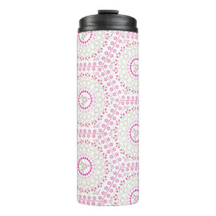 Bouteilles Isothermes Motif géométrique simple rose mou