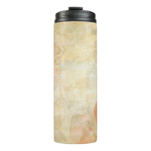 Bouteilles Isothermes motif grunge floral d'arrière - plan d'art