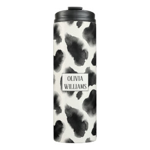 Bouteilles Isothermes Motif imprimé vache noir et blanc