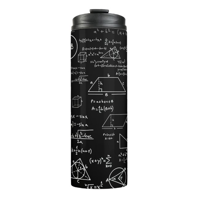 Bouteilles Isothermes motif mathématique dessin de l'école de sciences g (Devant)