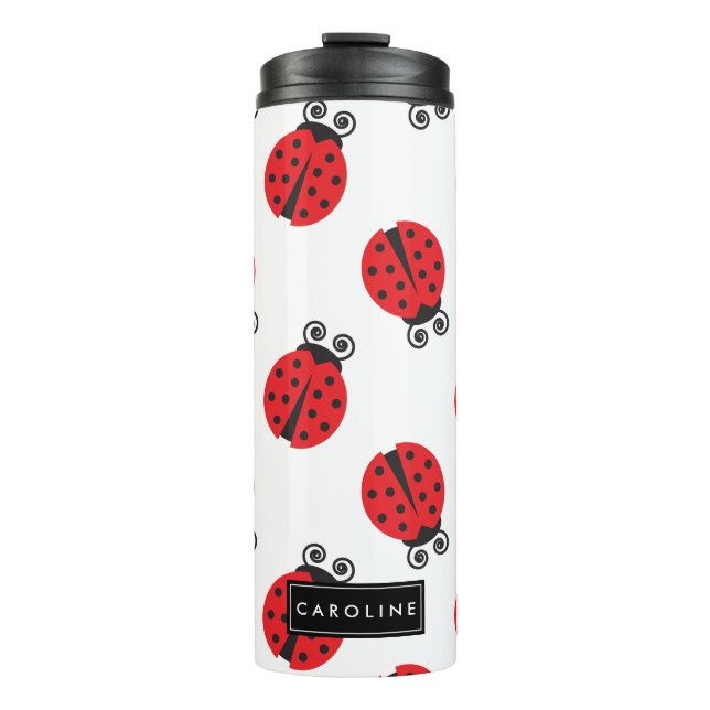 Bouteilles Isothermes Motif mignon de coccinelle (Devant)