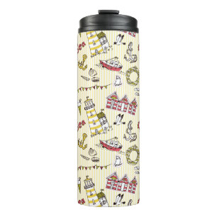 Bouteilles Isothermes Motif mignon de scène de plage
