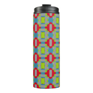 Bouteilles Isothermes Motif multicolore Abstrait avec diamants rouges