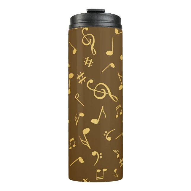 Bouteilles Isothermes Motif musical (Devant)