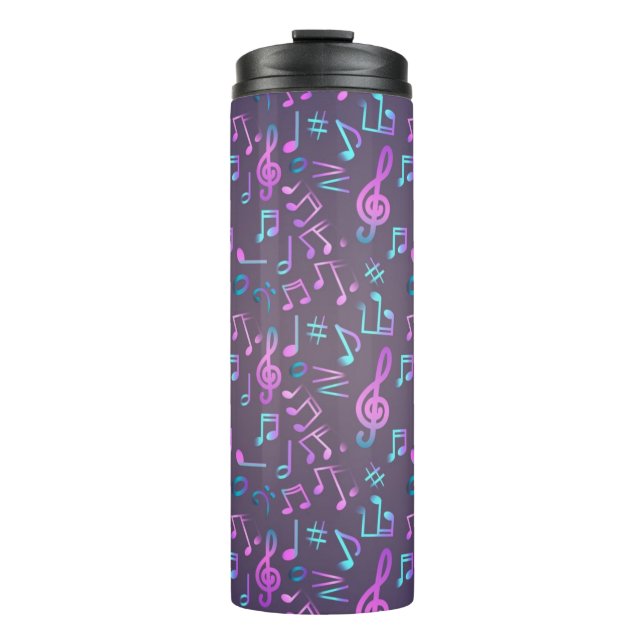 Bouteilles Isothermes Motif musical (Devant)