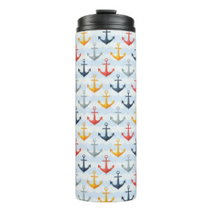 Bouteilles Isothermes Motif nautique avec des Ancres