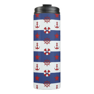 Bouteilles Isothermes Motif nautique de bannière étoilée