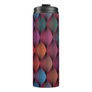 Bouteilles Isothermes Motif ondulé multicolore