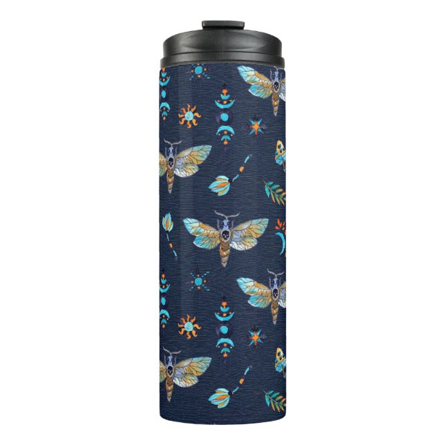 Bouteilles Isothermes Motif papillon céleste de papillon (Devant)