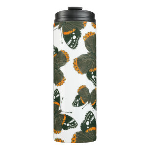 Bouteilles Isothermes Motif papillon de l'amiral rouge