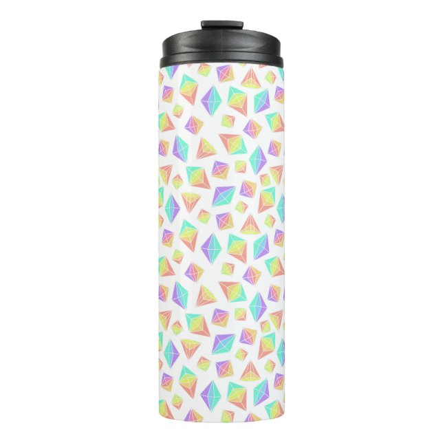 Bouteilles Isothermes Motif Pastel Rainbow Crystals (Devant)