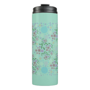 Bouteilles Isothermes Motif personnalisé de fleurs et de vignes Kidcore