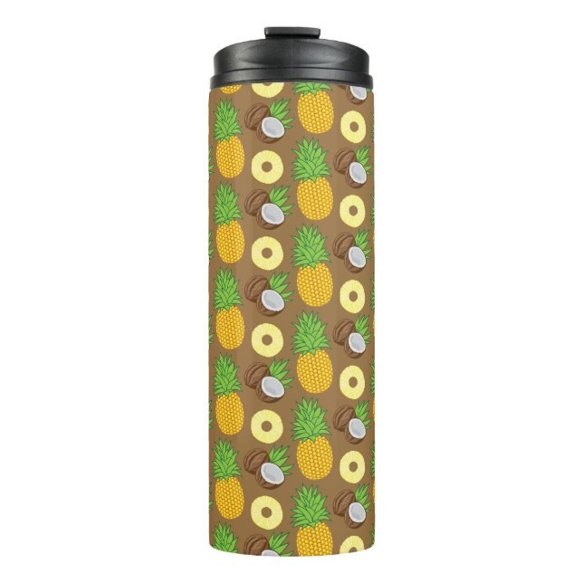 Bouteilles Isothermes motif "Pineapple Coconut Bliss" (Devant)