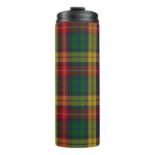 Bouteilles Isothermes Motif Plaid Buchanan Clan Tartan