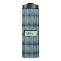motif rayé bleu gris