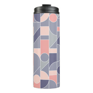 Bouteilles Isothermes Motif rétro Rose gris sans joint