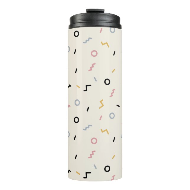 Bouteilles Isothermes Motif Retro Squiggle (Devant)