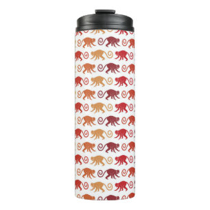 Bouteilles Isothermes Motif rouge de singes