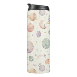 Bouteilles Isothermes Motif sans couture Bohème Aquarelle Espace & Planè