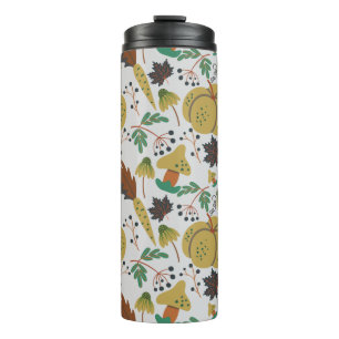 Bouteilles Isothermes Motif sans couture de citrouilles tropicaux et car
