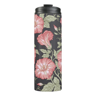 Bouteilles Isothermes Motif sans couture. Des fleurs sauvages de Petunia