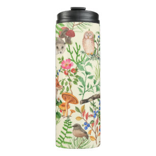Bouteilles Isothermes Motif sans couture dessiné à la main avec aquarell