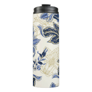 Bouteilles Isothermes Motif sans couture ethnique avec ornement indien. 