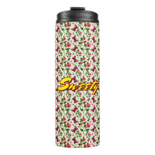 Bouteilles Isothermes Motif sans couture personnalisé de cerisier papill