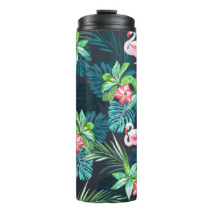 Bouteilles Isothermes Motif sans couture tropicale estivale avec bir fla