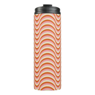 Bouteilles Isothermes motif sans Seamless des années 70. 60s et les anné