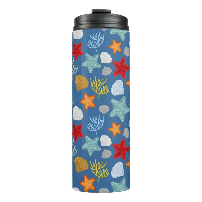 Bouteilles Isothermes Motif sous-marin de la vie (Devant)