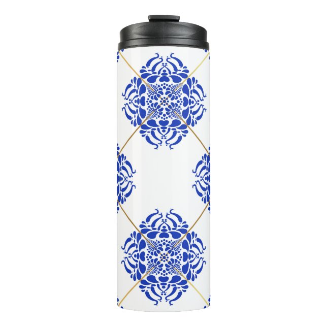 Bouteilles Isothermes Motif traditionnel espagnol sans couture. Cérami e (Devant)