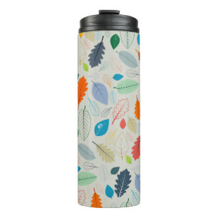 Bouteilles Isothermes Motif transparent - Feuilles d'automne vintages Il