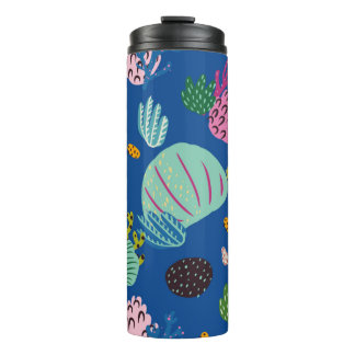 Bouteilles Isothermes Motif transparent sous-marin avec belle