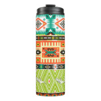 Motif tribal transparent avec éléments géométrique